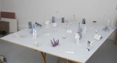 table sculptures installation. 2021